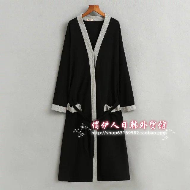 Nhật bản kimono áo choàng tắm nam cotton gown mùa hè phần mỏng dài tay áo choàng tắm nam mùa xuân và mùa thu đồ ngủ XL