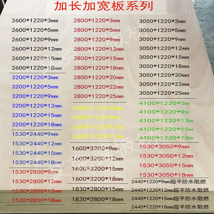 Extended Decorative Wall Panel, Widened Irregular-Shaped Board Furniture, 4.1m Extra-Long Solid Wood Multi-Layer Extra-Wide Three-In-One Plywood