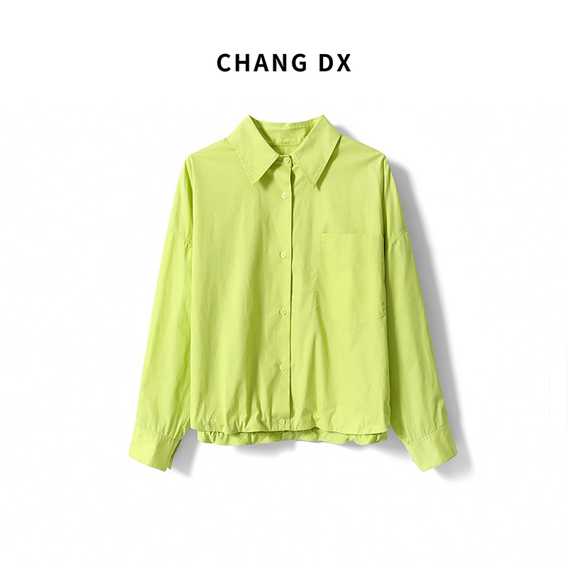 Changxd 100% Cotton Sun Protection Clothing Loose Short Jacket 050