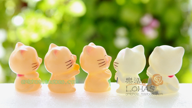 Dễ thương mèo stereo silicone khuôn sô cô la handmade DIY fondant trang trí bánh thạch pudding mô hình mới khuôn bánh tart