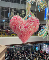 Jian Balloon Rain Production Jian Shopping Mall Balloon Display and Suichuan Wanan Balloon Door-to-Door Decoration