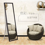 Gương cơ thể cửa hàng gương có một khung có thể gập lại phòng ngủ cô gái di động hạ cánh trong một cô gái Bắc Âu - Gương