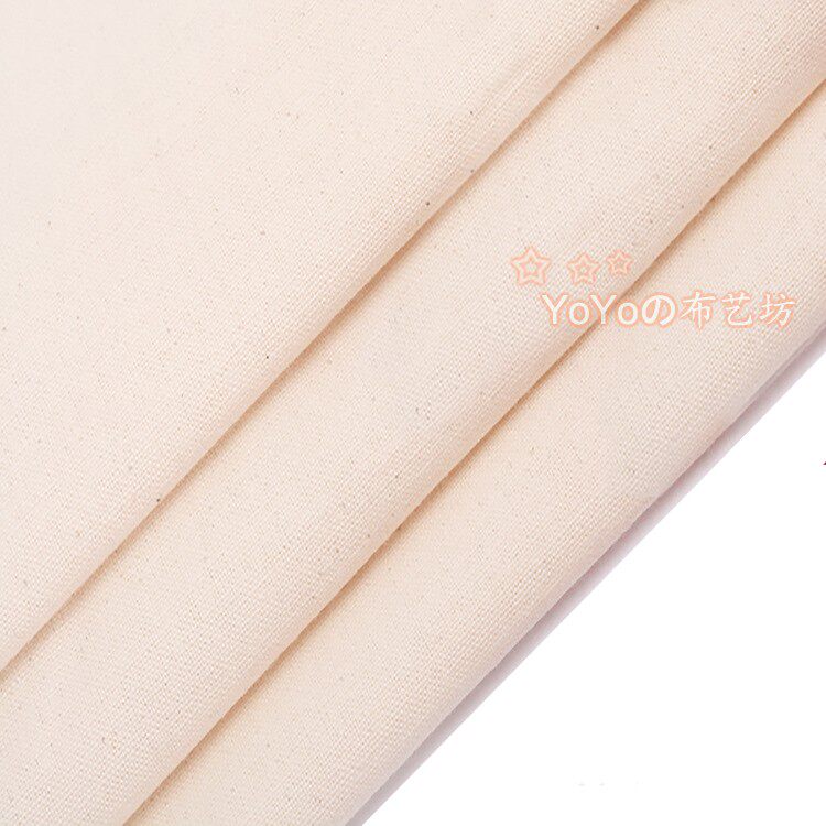 Pure cotton natural color white fabric tie-dye graffiti canvas literature and art environmental protection handbag cloth bag fabric inner pocket cotton soft