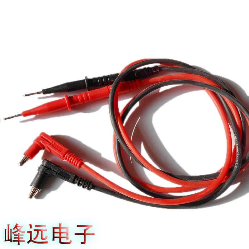 5A500V meter pen test line PVC line 0 5 squared red black pair fit for digital table