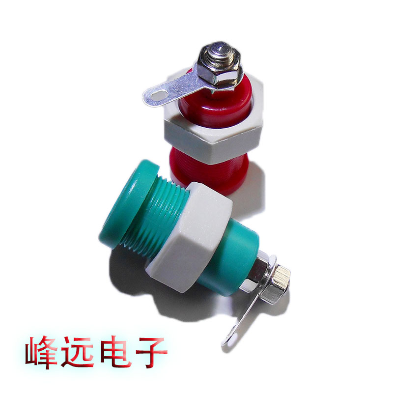 4mm Banana Socket Panel Socket full copper socket copper plated nickel (FY-3012)