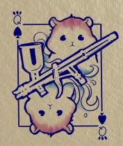 Guazijia Iwata spray pen HP-TH 0 5mm wide spray top with one