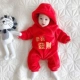 Quần áo bé gái Xiêm nam bé Trung Quốc Tết Nguyên đán Trung Quốc Tết thu đông quần áo sơ sinh mạng đỏ dễ thương siêu dễ thương quần áo trẻ em cao cấp