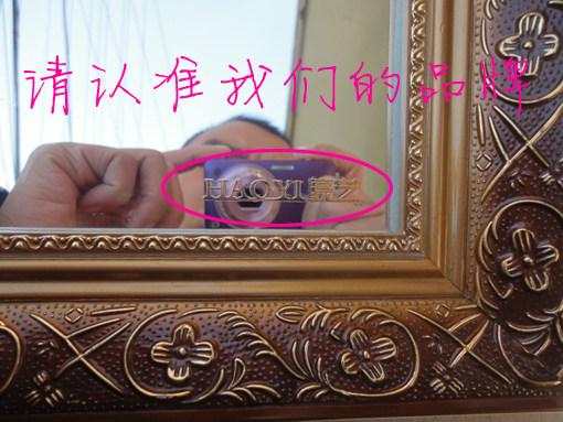 Hao Yi Châu Âu rắn gỗ thay đồ gương phù hợp gương cơ thể gương sàn treo tường gương sống nhà gương lớn - Gương gương cổ điển
