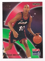 NBA Star Card Reggie Miller Fleer 1996 Dream Team NO 24