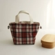 Handmade kiểu Nhật đơn giản kiểu hộp ăn trưa hộp cơm trưa với túi gạo đi bộ túi xách túi xách dây rút túi lưu trữ túi mua sắm - Hộp cơm điện sưởi ấm