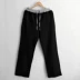 Quần pyjama ấm áp dệt kim cotton mùa thu và mùa đông cộng với nhung dày rộng kích thước lớn nam và nữ cotton nhà quần thường quần bó sát quần đũi nữ đẹp Quần tây