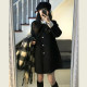 French high-end contrast lapel woolen jacket