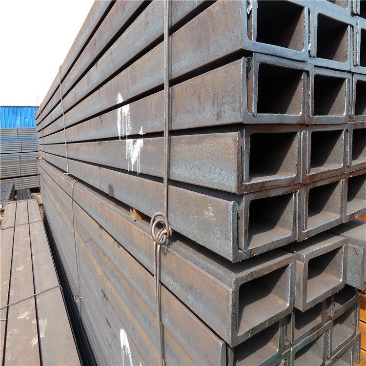 300 curtain wall channel steel 90H steel Q235B galvanized purlin 250 national standard U steel 78A day mark trough 80B iron 82C