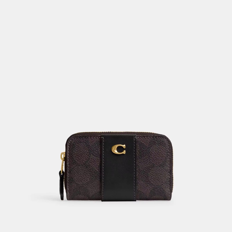 New Product Coach/Coach Small Wallet Essential Small Zip-Around Card Holder Cfy66