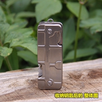 Fast out of stock no longer single woodpecker Magp multi-function package unpacking cutting rope key clip EDC titanium