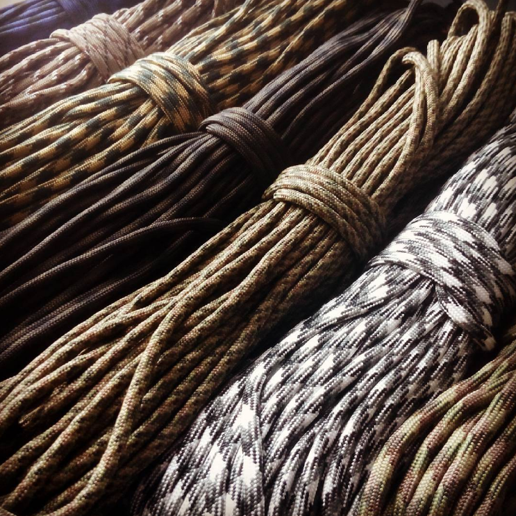 9 core 7 core military 550 standard nylon paratrooper rope 31 meters mountain survival emergency life tie pull force 200kg