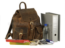 German GB backpack for men and women leather travel backpack schoolbag computer bag large medium size small