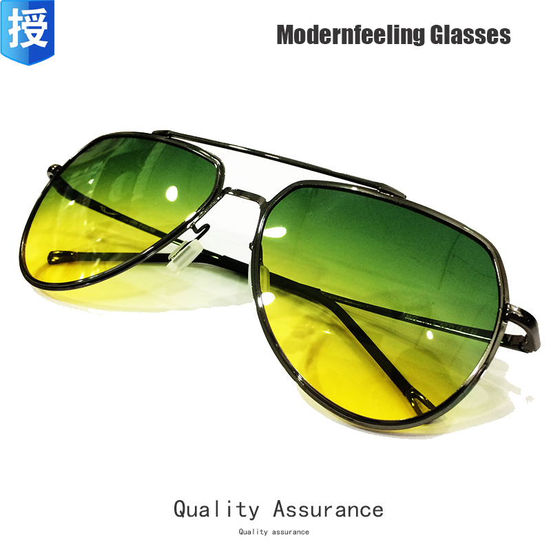 The new sunglasses male and female multi - function polarizer driver night vision glass sunglasses HG 1813