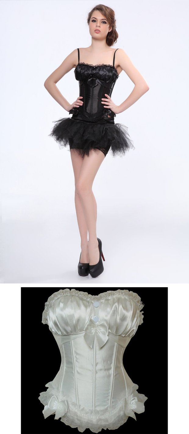 Spike Đen ren gothic bụng cơ thể định hình vest hàng đầu Tòa án corset corset đồ lót mặc đồ lót
