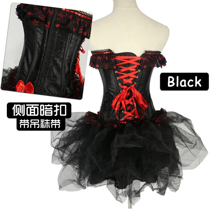 Gothic pettiskirt cơ thể định hình phù hợp với eo vest corset thu thập corset bụng áo lót nam