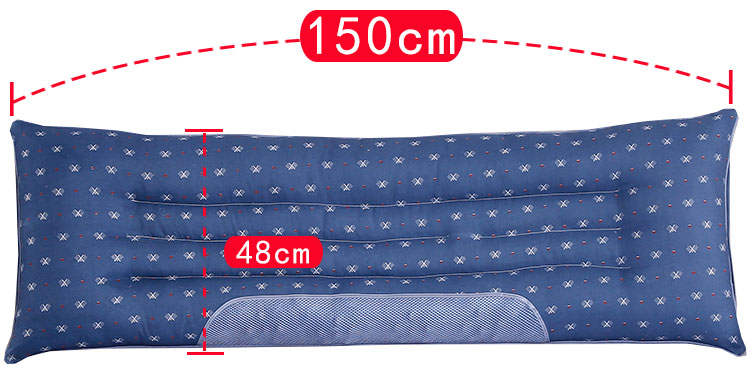 Gửi gối đôi gối đôi gối người lớn gối dài 1,2 m cổ dài đoạn lớn gối đặt 1,5m1,8 giường gối trúc điều hòa