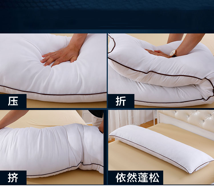 Gửi gối đôi gối đôi gối người lớn dài gối lớn lõi dài đoạn 1,2 m 1,5m1,8m giường gối