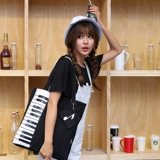 Пианино для влюбленных, японская сумка на одно плечо, портативный шоппер