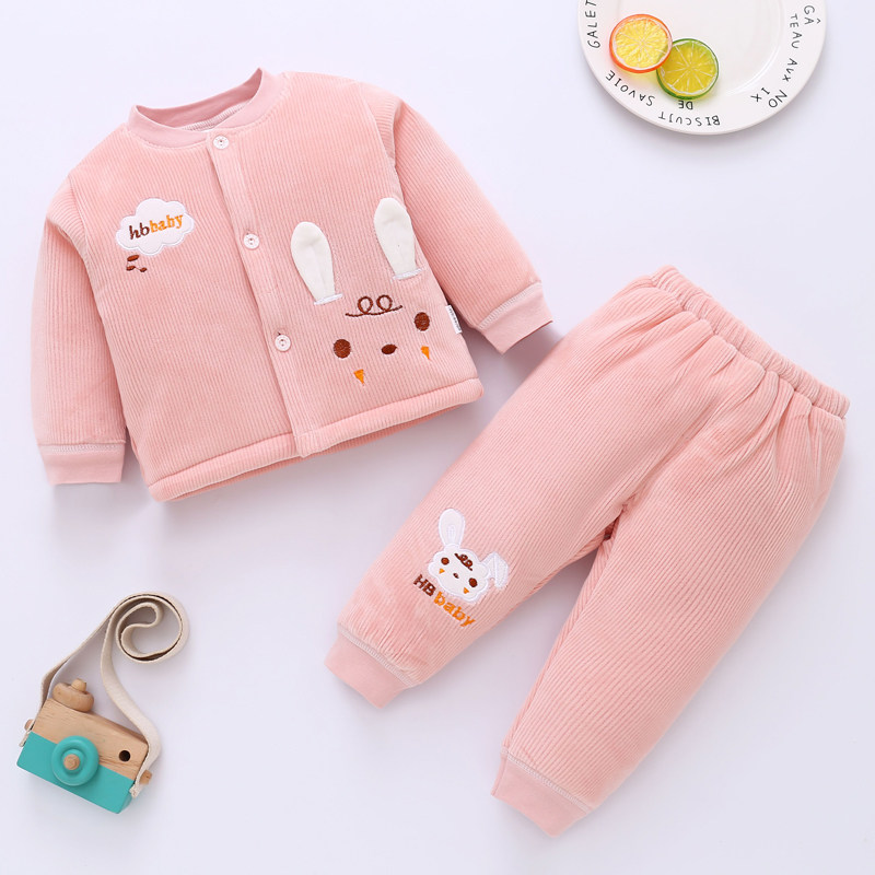 Baby Autumn Winter Suit Baby Cotton Coat Thickened Winter Dress Male Children Pure Cotton Warm Female Newborn Toddler Jacket Cotton Clothing