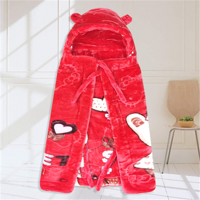 Baby cloak thickened winter baby blanket out newborn plus baby baby wind-proof boys and girls