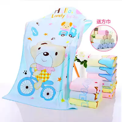 Baby bath towel cotton super soft absorbent newborn towel quilt children's bath towel baby thick blanket
