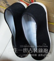 Old Beijing Cloth Shoes Round Stomp Shoes Ancient Civilian Shoes Soldiers Shoes Old Man Shoes Old Shoes Mans Shoes Mens Ancient Clothes Cloth Shoes Wu Sheng Shoes