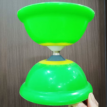 Beijing Shengyuan Feiyan double-headed 3-axis diabolo fast-turning soft plastic double bowl three-axis bell ringing 130 expert resistance to falling and shaking