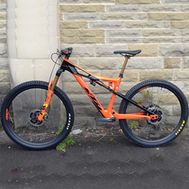 Austrian KTM imported mountain bike soft tail shock absorber bike AM carbon fiber frame double disc brake sports vehicle