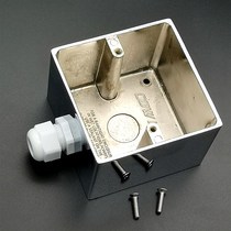 COW KING thickened 86 type surface bottom box chrome plated alloy HiFi fever standard 86X86 bottom box