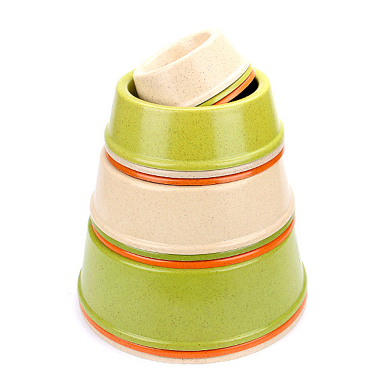 Popo Puppies Young Cat Food Rice Bowls Rice Small Special Cat Basin Supplies Grain Bowl Rice Bowls Rice Bowls Single Bowl Bamboo Fiber Dog Bowls