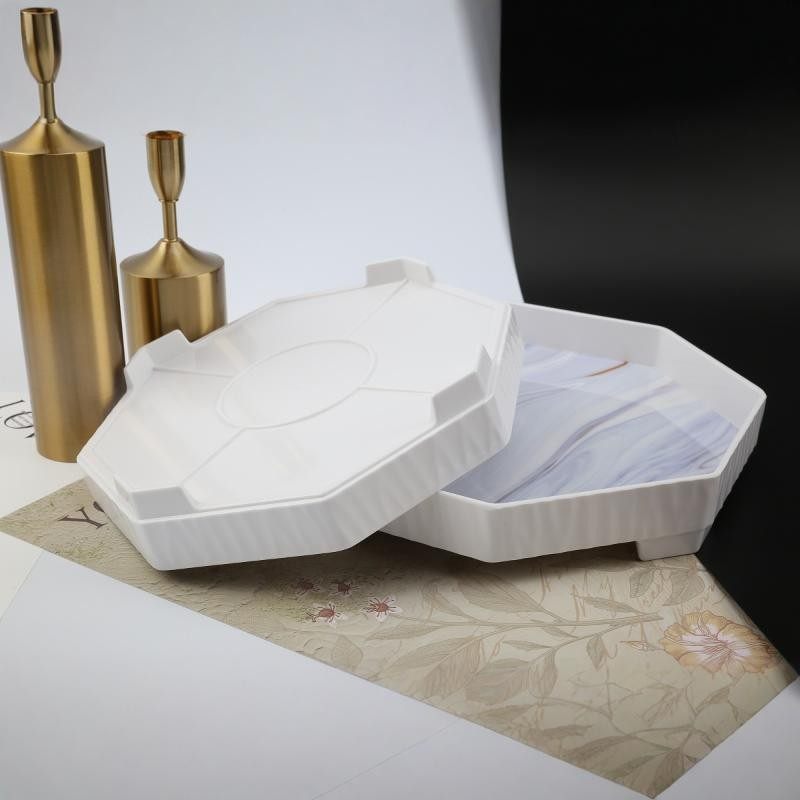 欧式长方形托盘家用客厅茶几茶盘放杯子水杯水壶置物盘餐具收纳盘详情11