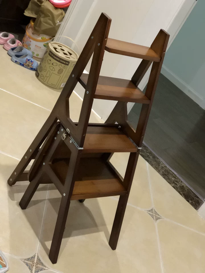 Scaletta Sedia Scaletta In Legno Sgabello Gradini Pieghevole