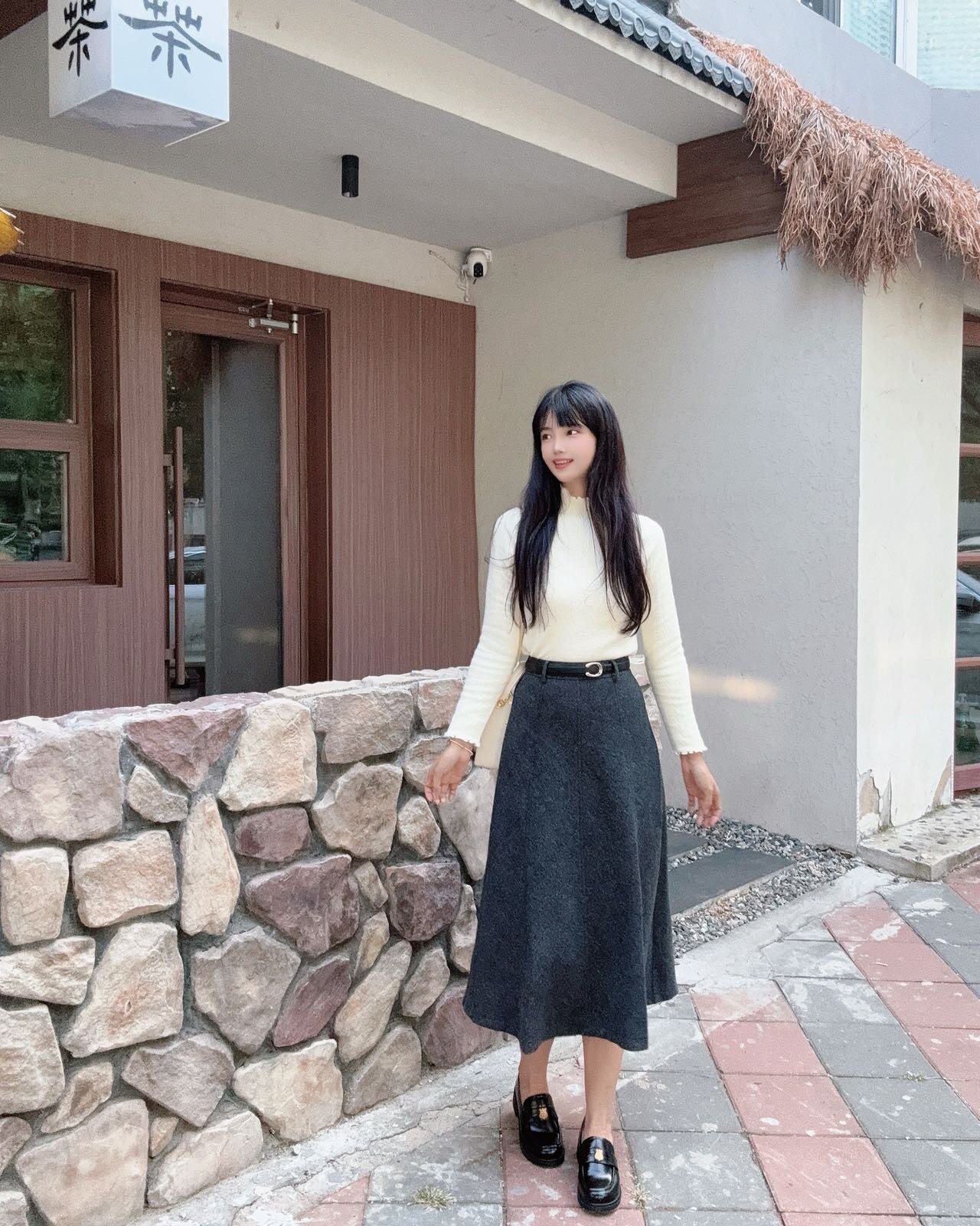 天美意teenmix王玉雯同款金色徽章常青藤乐福鞋：厚底真皮的学院复古美学