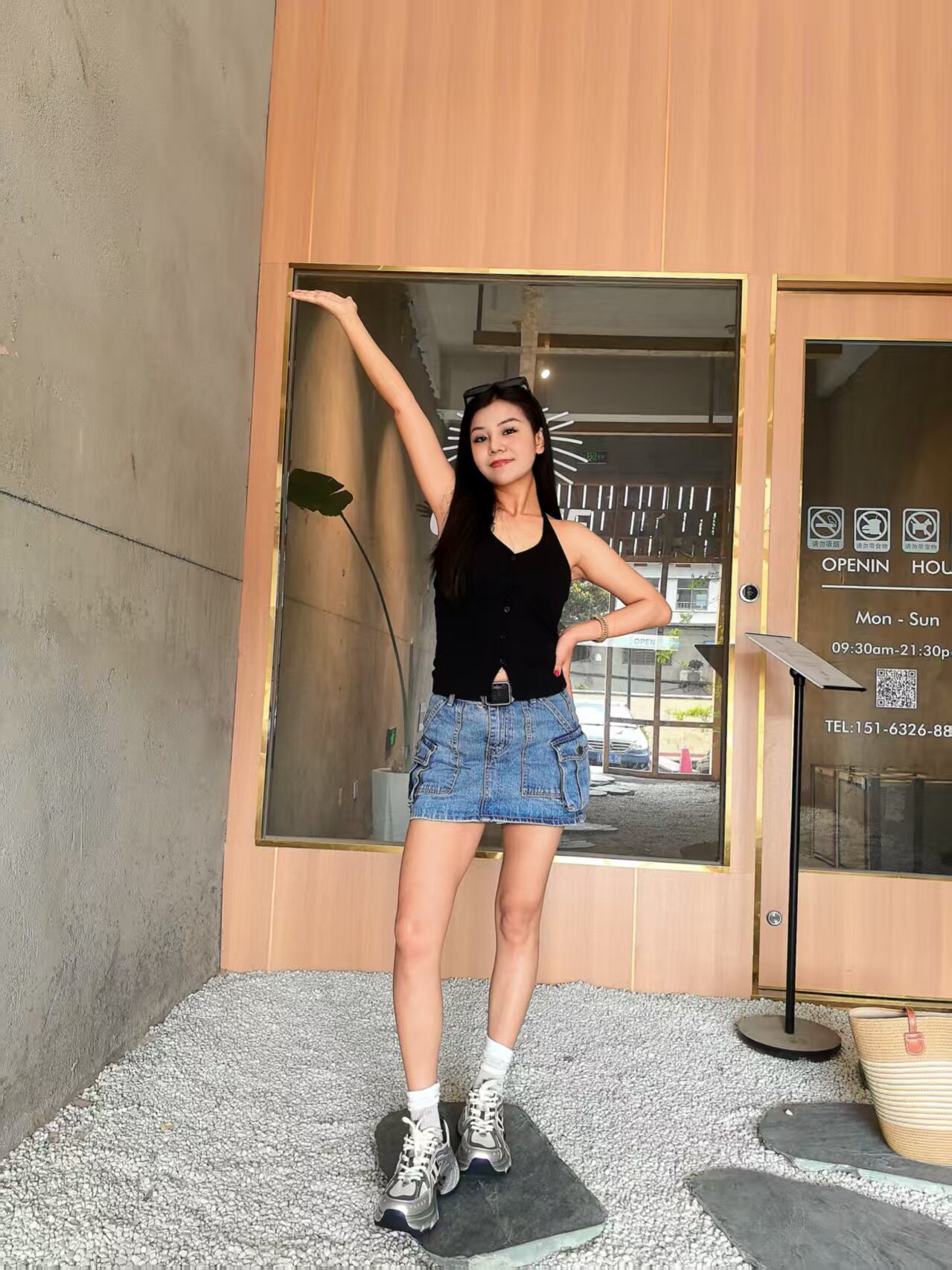 张凌赫同款百丽蓝鲸老爹鞋 灰色网面透气舒适 厚底增高拉长比例