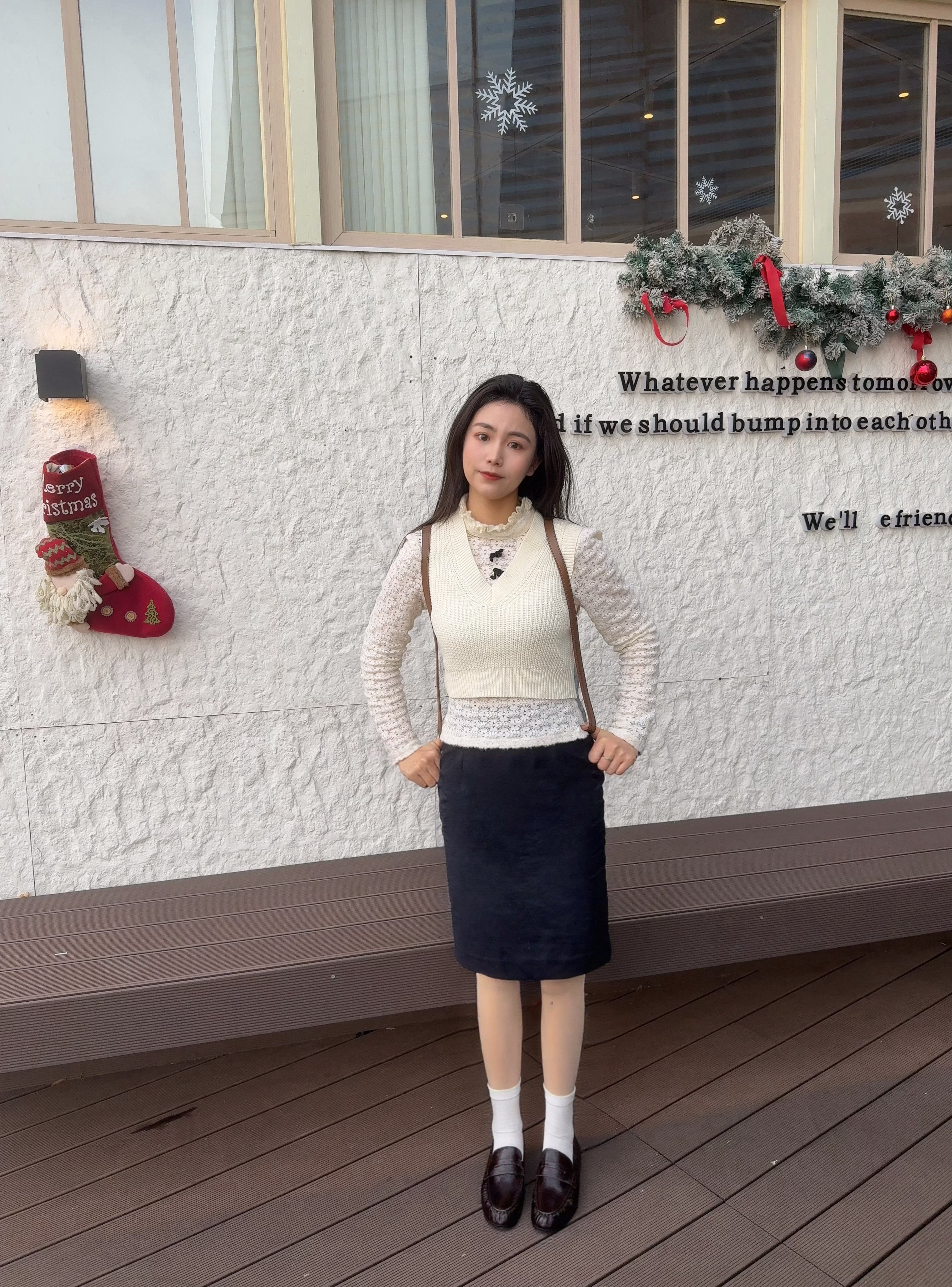 田曦薇同款百丽海鸥乐福鞋2.0 厚底增高设计拉长比例 真皮材质柔软亲肤