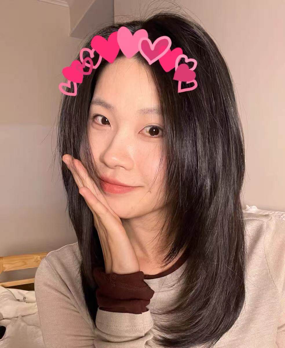 唯俏真人发丝全头套假发 层次感偏分锁骨发设计 随意分缝自然逼真