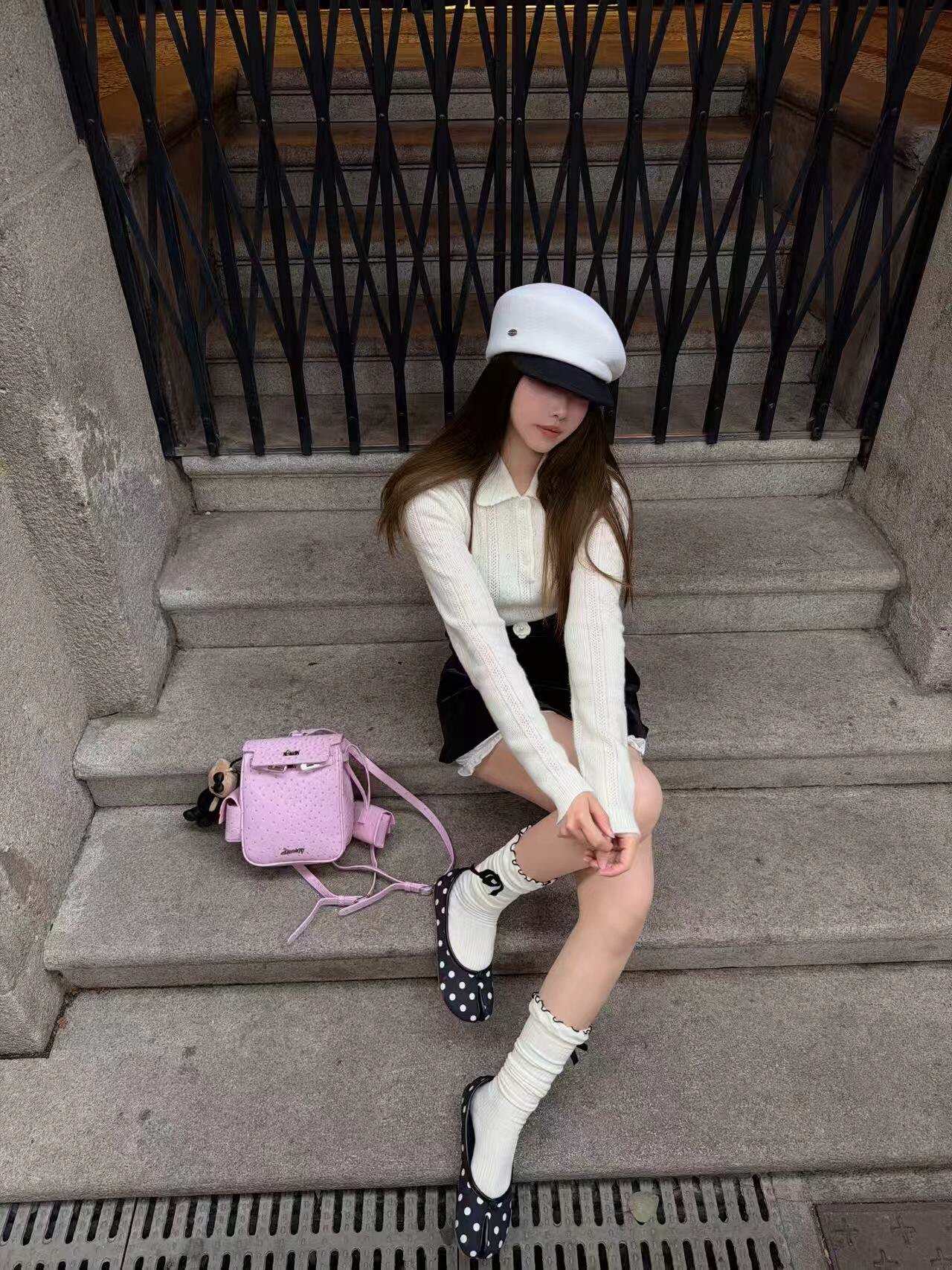 Fbb limit【高智女友】经典POLO针织衫 羊绒羊毛混纺柔软保暖