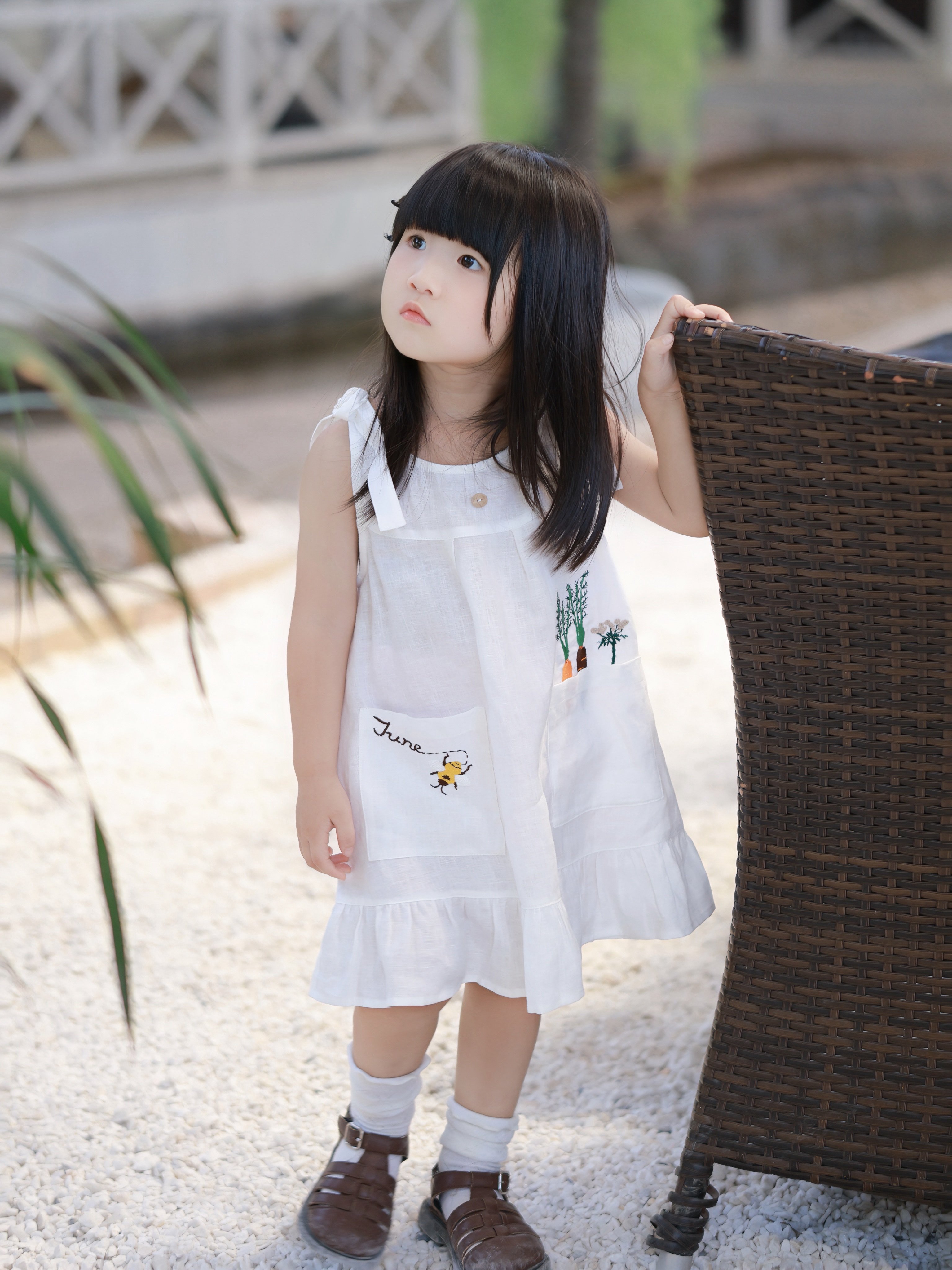 Customer photo for White Single-Layer (Machine Embroidery), 100cm