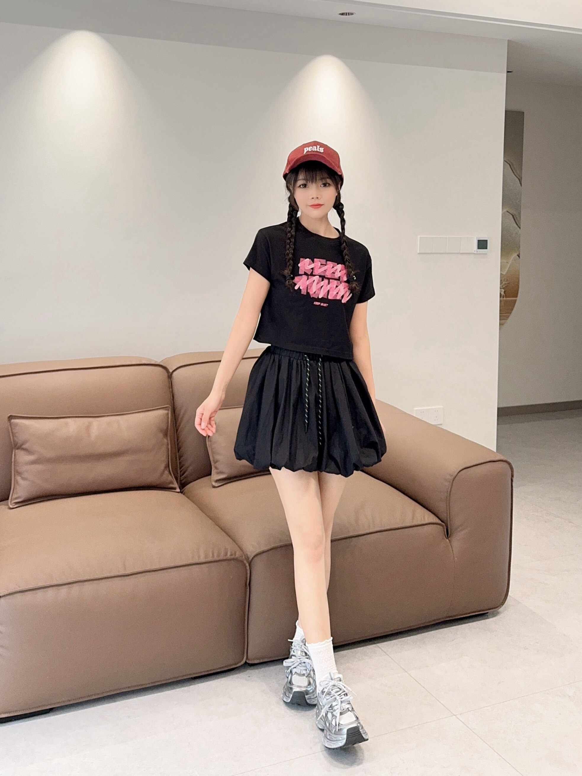 迪丽热巴同款骆驼银月老爹鞋 厚底增高拉长比例 银色系未来感十足