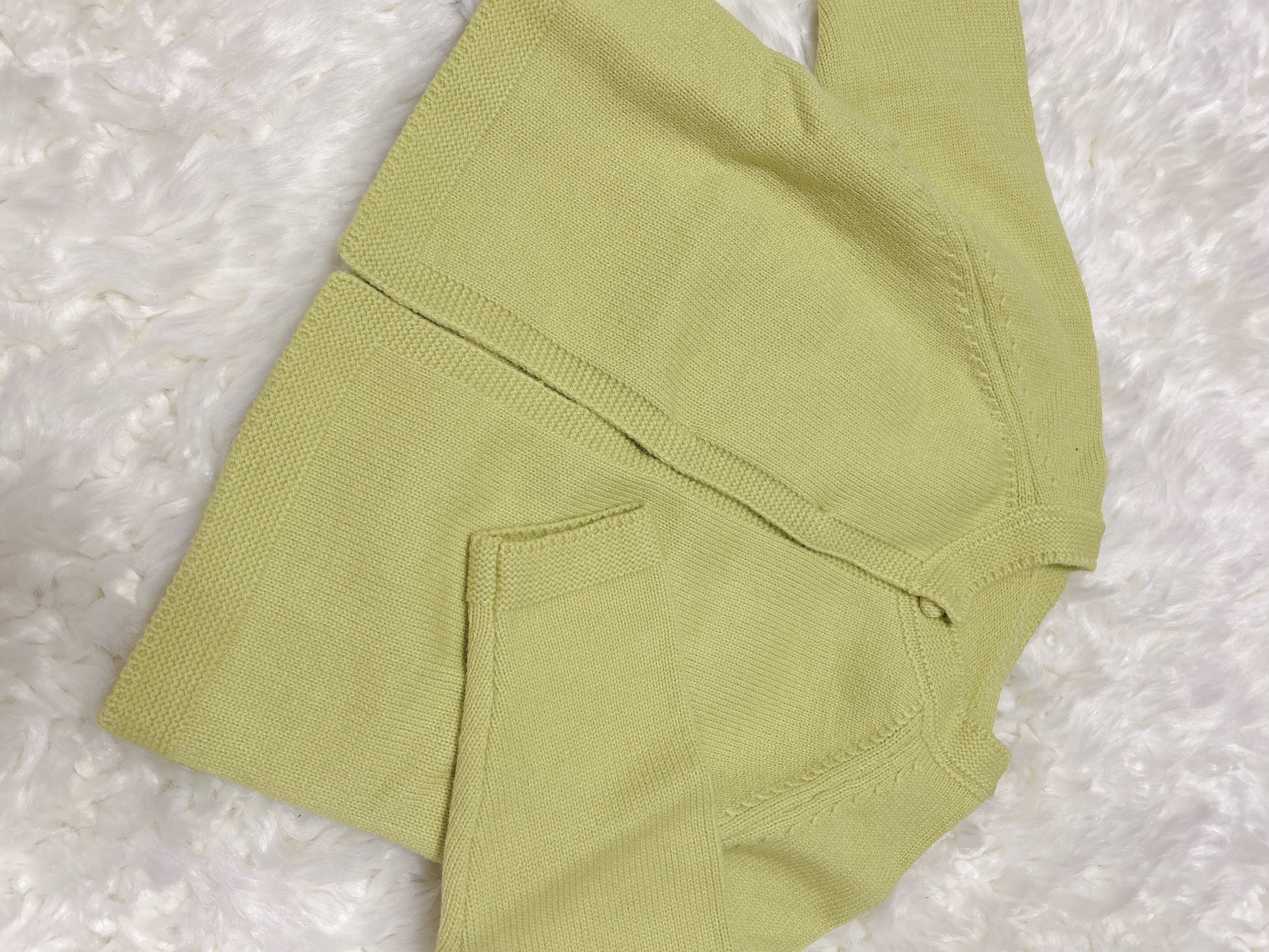 Customer photo for Yellow Knit Cardigan, 90cm