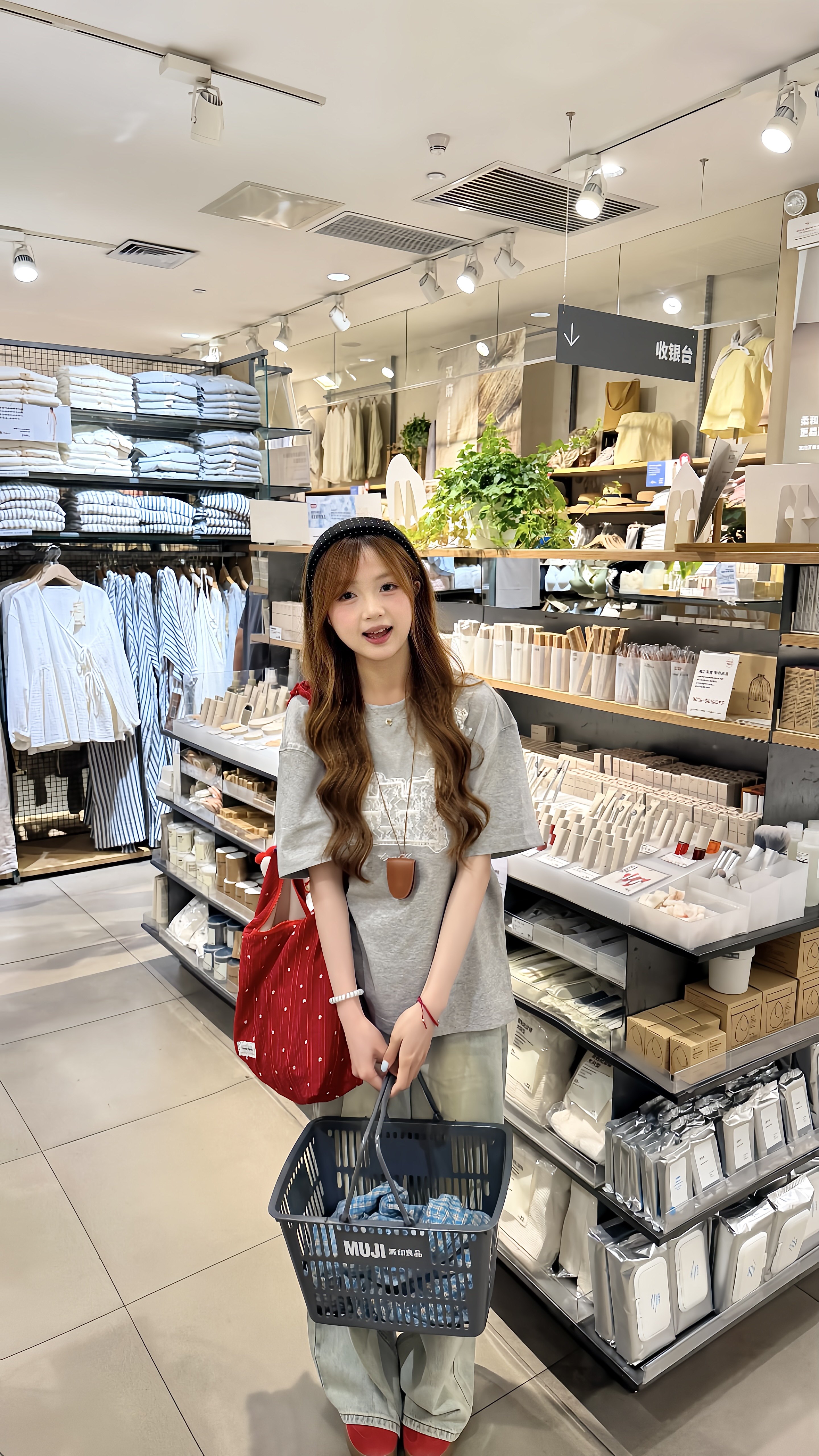 KENABSTUDIO春夏复古直筒牛仔裤 美式宽松拖地设计 阔腿裤型遮肉显瘦