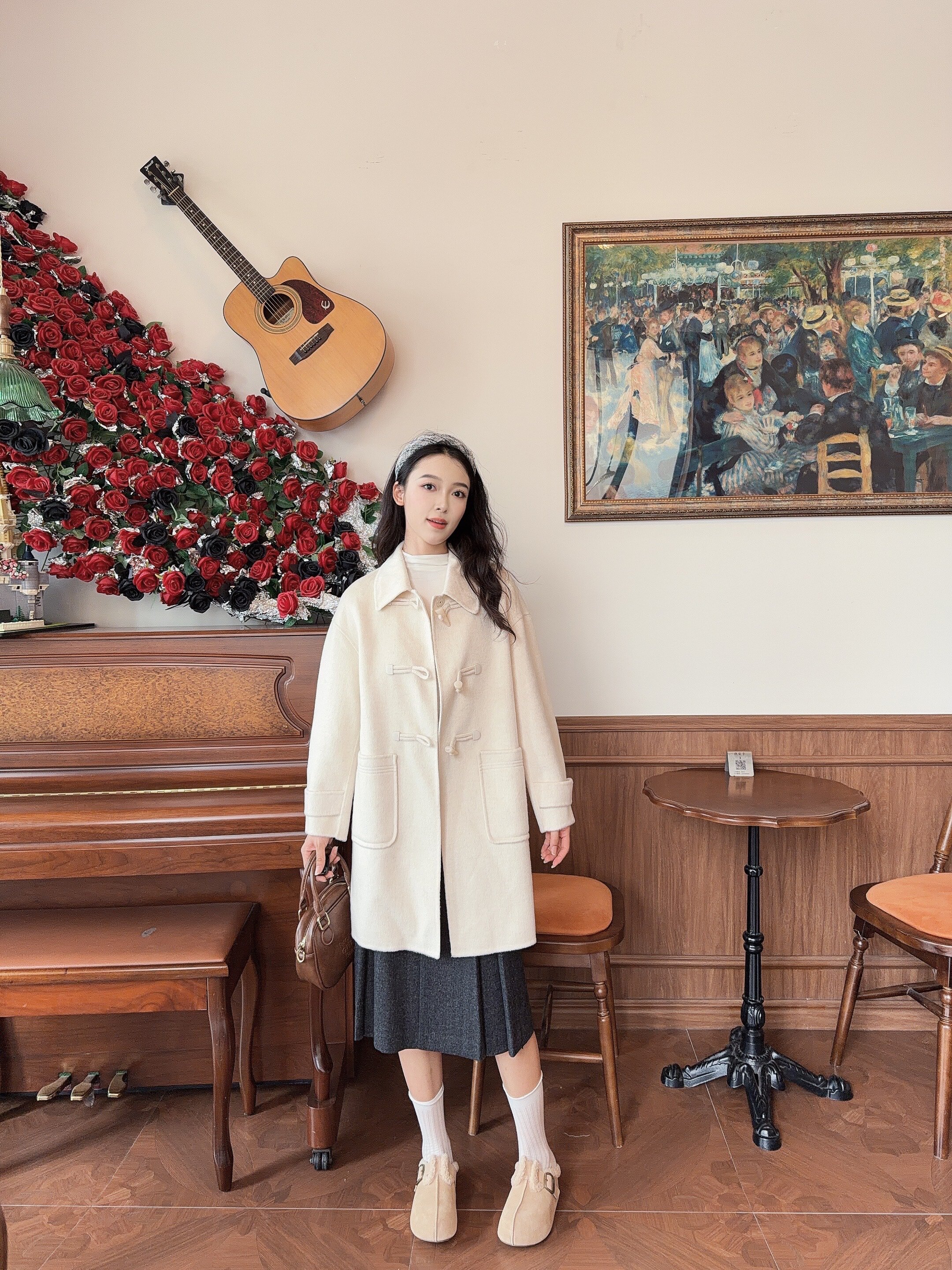 周雨彤同款百丽2代勃肯鞋 厚底花生吐司设计 软弹舒适如踩面包 包头可外穿休闲时髦