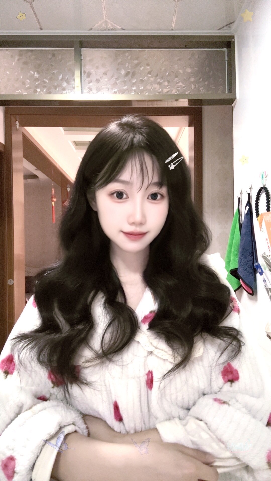 真我整顶全头套假发 大波浪卷发自然蓬松 蕾丝无痕隐形不露边 真发材质可烫染造型