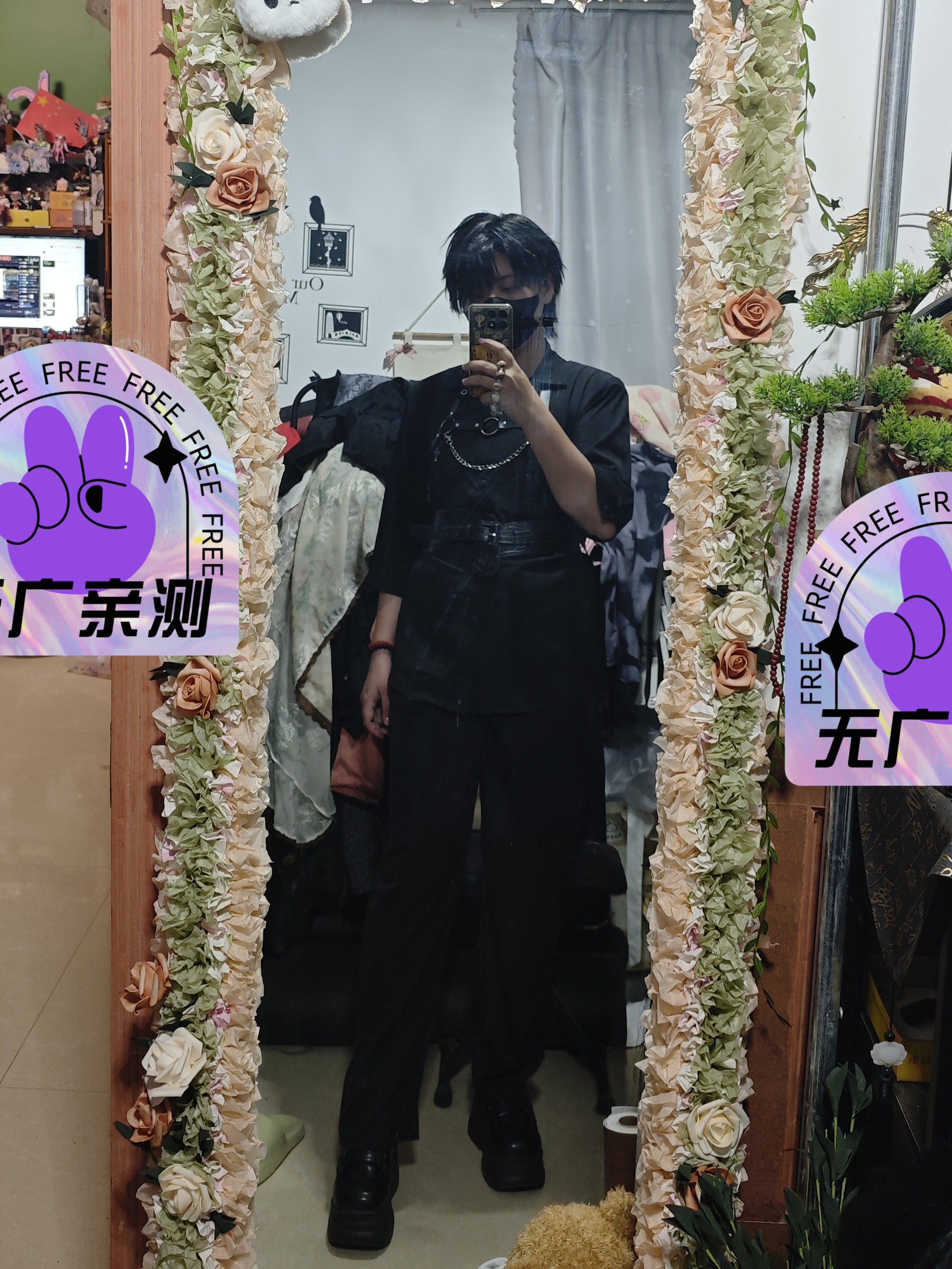 18cm马丁靴1.0 ～末日小豆子cosplay 隐形厚底增高鞋