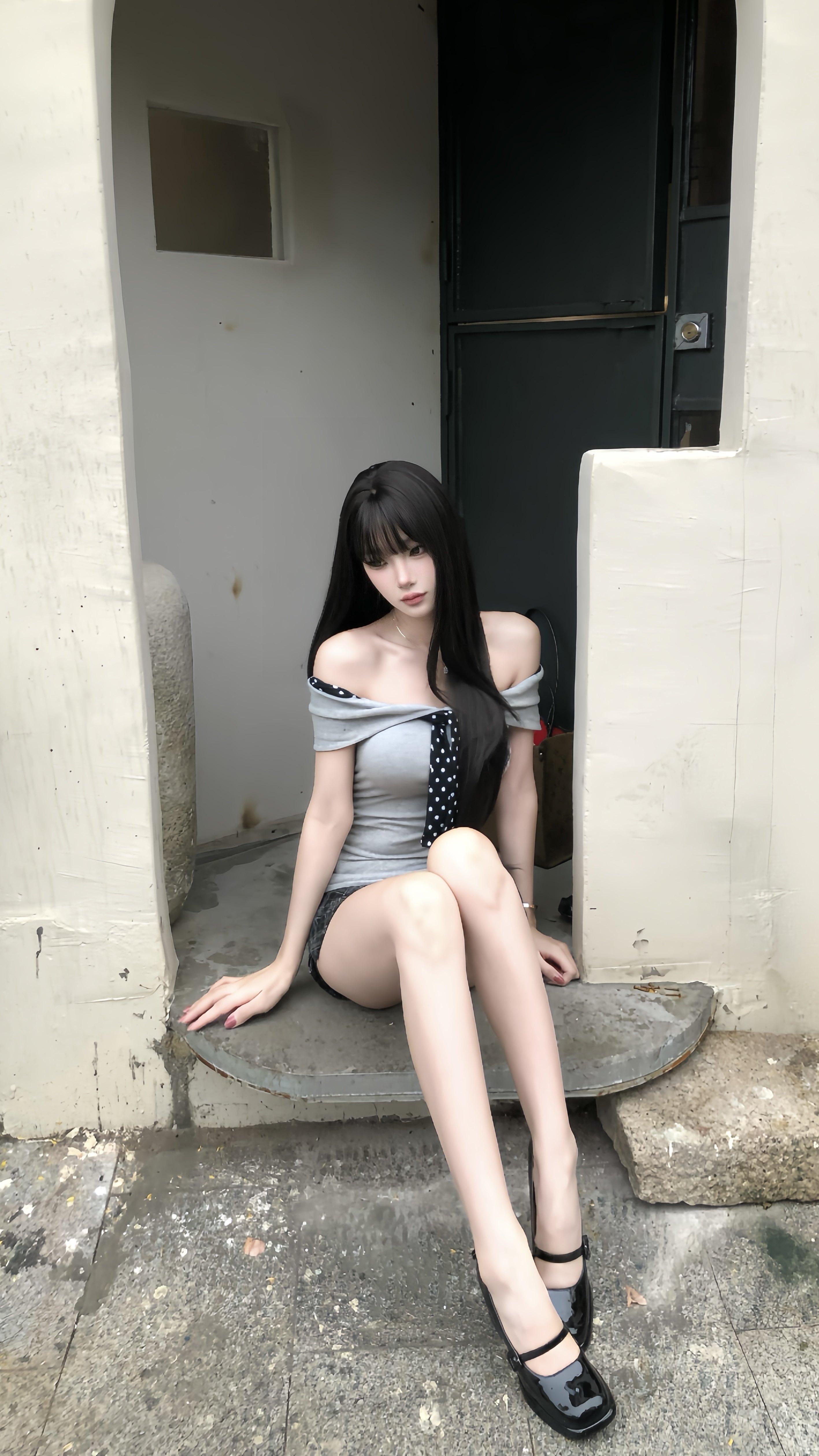 SiCii复古韩系低腰包臀裙 格纹短裙显瘦辣妹风 防走光侧拉链毛呢质感高级